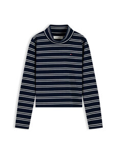 Tommy Hilfiger - Lurex krekls - C1G DARK BLUE STRIPE | Stockmann